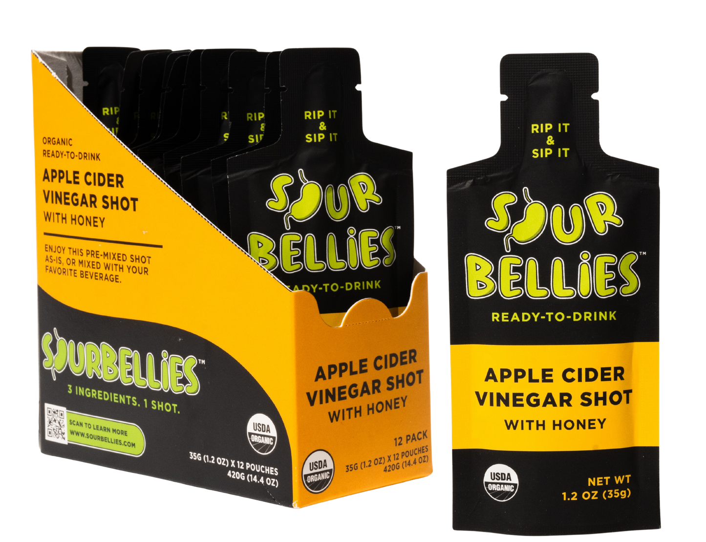 Sourbellies ACV Wellness Shot – 12 Pack (Copy)